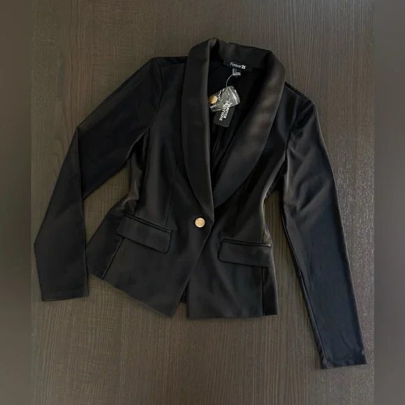Forever 21 Black Blazer - Picture 4 of 8